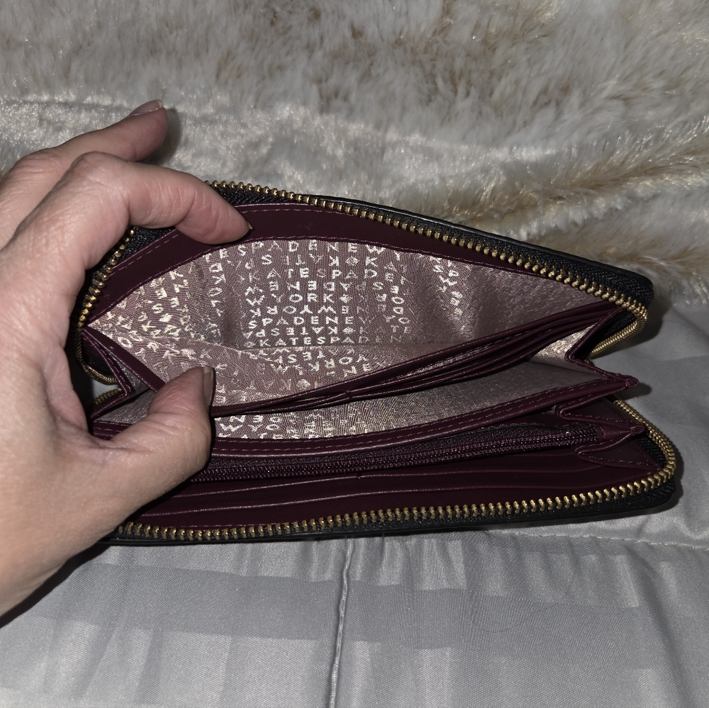Kate Spade Neda Anderson Way Zip-Around Leather Wallet - Picture 8 of 15